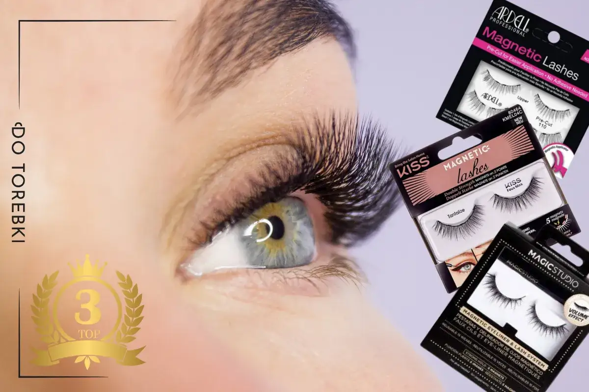 rzęsy magnetyczne z eyelinerem aplikacja
